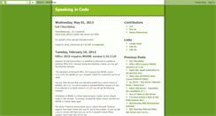 Desktop Screenshot of codespeak.blogspot.com