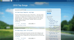 Desktop Screenshot of 2010topsongs.blogspot.com