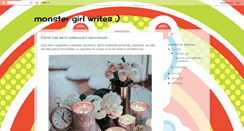 Desktop Screenshot of monstergirlwrites.blogspot.com