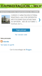 Mobile Screenshot of capacitacionmlv.blogspot.com
