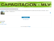 Tablet Screenshot of capacitacionmlv.blogspot.com