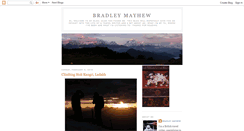 Desktop Screenshot of bradleymayhew.blogspot.com