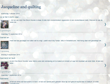 Tablet Screenshot of jacquelineandquilting.blogspot.com