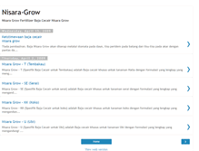 Tablet Screenshot of nisara-grow.blogspot.com