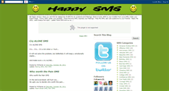 Desktop Screenshot of happy-sms.blogspot.com