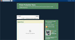 Desktop Screenshot of pirateproductiontoons.blogspot.com