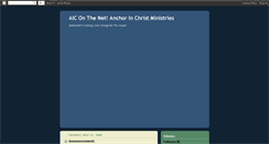 Desktop Screenshot of aiconthenet.blogspot.com