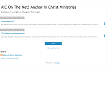 Tablet Screenshot of aiconthenet.blogspot.com