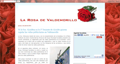 Desktop Screenshot of larosadevaldemorillo.blogspot.com