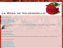 Tablet Screenshot of larosadevaldemorillo.blogspot.com