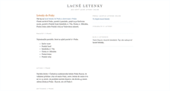 Desktop Screenshot of lacne-letenky.blogspot.com