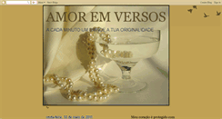 Desktop Screenshot of amanda-amoremversos.blogspot.com