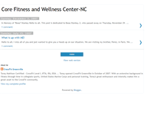 Tablet Screenshot of corefitnessnc.blogspot.com