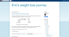 Desktop Screenshot of ericsweightlossjourney.blogspot.com