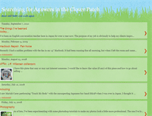 Tablet Screenshot of cloverhunting.blogspot.com