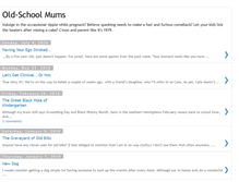 Tablet Screenshot of old-schoolmums.blogspot.com