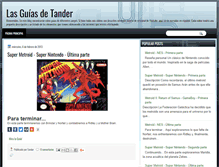 Tablet Screenshot of lasguiasdetander.blogspot.com