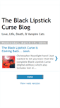 Mobile Screenshot of blacklipstickcurse.blogspot.com