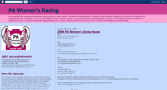 Desktop Screenshot of pawomensracing.blogspot.com