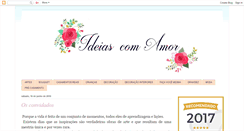 Desktop Screenshot of ideiascomamor.blogspot.com