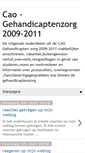 Mobile Screenshot of cao-gehandicaptenzorg2009-2011.blogspot.com