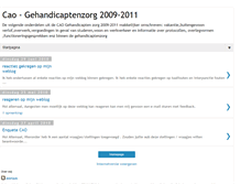 Tablet Screenshot of cao-gehandicaptenzorg2009-2011.blogspot.com