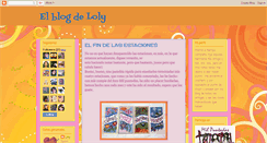 Desktop Screenshot of loly-elblogdeloly.blogspot.com