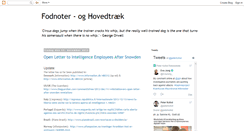 Desktop Screenshot of fodnoter.blogspot.com