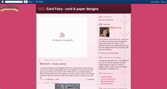Desktop Screenshot of cardfairy.blogspot.com