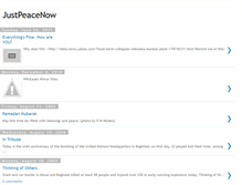 Tablet Screenshot of justpeacenow.blogspot.com