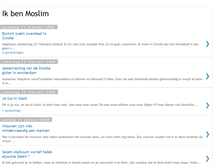 Tablet Screenshot of mosliminnederland.blogspot.com