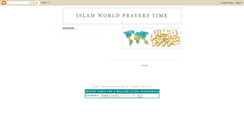 Desktop Screenshot of islam-prayers.blogspot.com