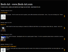 Tablet Screenshot of beek-art.blogspot.com