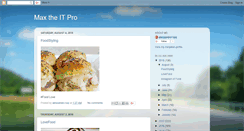 Desktop Screenshot of maxtheitpro.blogspot.com
