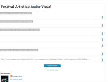 Tablet Screenshot of festivalartisticoaudio-visual.blogspot.com