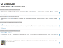 Tablet Screenshot of osdinossaurosvn.blogspot.com