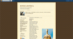 Desktop Screenshot of bonecaboneca.blogspot.com