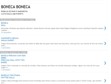Tablet Screenshot of bonecaboneca.blogspot.com
