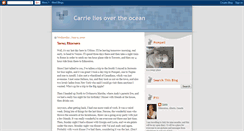 Desktop Screenshot of carrieliesovertheocean.blogspot.com