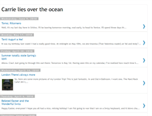 Tablet Screenshot of carrieliesovertheocean.blogspot.com