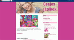 Desktop Screenshot of csajosjatekok.blogspot.com