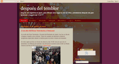 Desktop Screenshot of despuesdeltemblor.blogspot.com