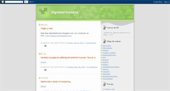Desktop Screenshot of dignidadhumana.blogspot.com