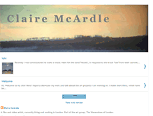 Tablet Screenshot of clairemcardle.blogspot.com