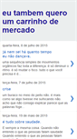 Mobile Screenshot of eutambemqueroumcarrinhodemercado.blogspot.com