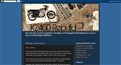 Desktop Screenshot of kz400rebuild.blogspot.com