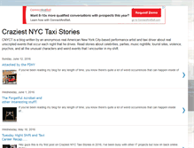 Tablet Screenshot of craziestnyctaxistories.blogspot.com