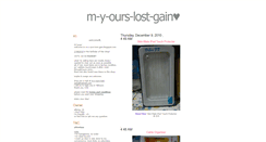 Desktop Screenshot of m-y-ours-lost-gain-instocks-others.blogspot.com