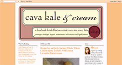 Desktop Screenshot of cavakaleandcream.blogspot.com