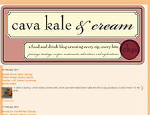 Tablet Screenshot of cavakaleandcream.blogspot.com